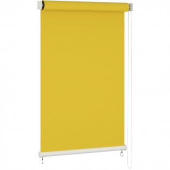 Cortina amarilla de rodillo para exterior 160x230 cm