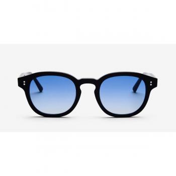 Messy Weekend BILLE Negros Gradient Azules Anteojos de Sol para Hombre Negros 49 Lentes