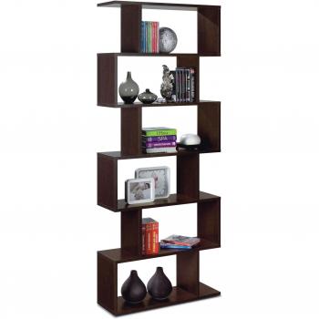 Habitdesign - Estanteria Athena alta, libreria abierta salon, 80 x 25 x 192 cm de altura