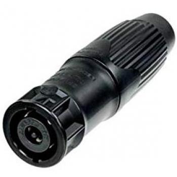 Conector de altavoz Neutrik Macho de 8 vías con contacto de resorte de latón/cobre revestido en plata, 40A, montaje en panel