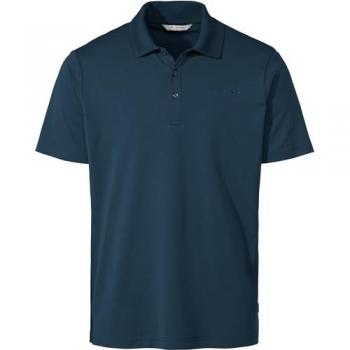 VAUDE Men's Essential Short Sleeve Polo Shirt - Red - Size S