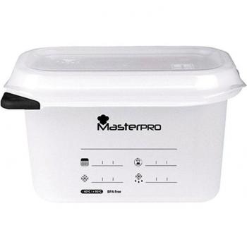 Fiambrera Masterpro Transparente Plástico Polipropileno 1 L