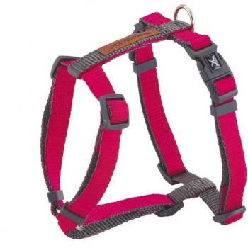 Nayeco Arnés X-Trm Doble Premium Fucsia/Gris - XL, 60-100 cm, 2.5 cm de ancho