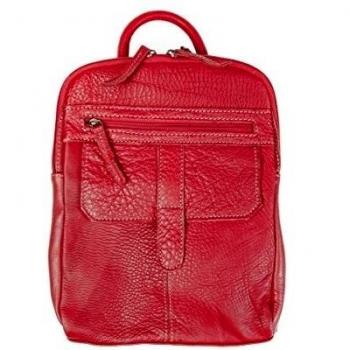 Sibastone - Bolso mochila  para mujer 24 x 4,5 x 30 cm, color rojo, talla 24 x 4,5 x 30 cm
