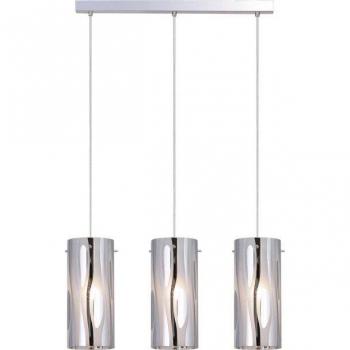 Lámpara colgante moderna Triplet Chrome 3 luces E27