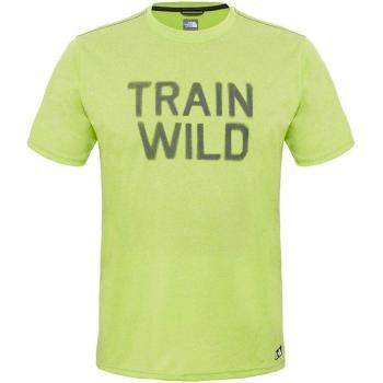 North Face M Ma Graphic Reaxion Amp Crew - EU - Camiseta de manga corta para hombre, color verde, talla M