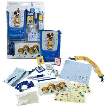 Indeca Keith Kimberlin Kit Dog Sneakers DSi/DSi XL/3DS Pack de accesorios para consola compatible con Nintendo 3DS