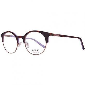 Guess Brown Round Optical Frames GU3025 052, One Size for Women