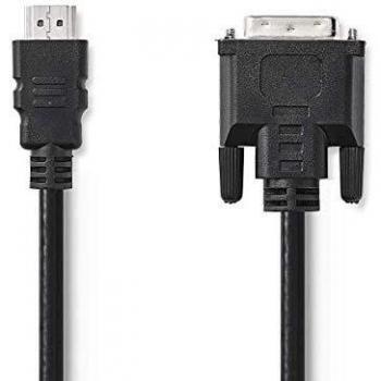 Nedis Adaptador de Cable de Vídeo HDMI a DVI-D 3m Negro