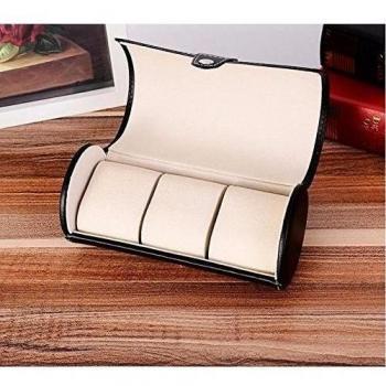 Ver caja de almacenamiento de joyería conos de 3 ranuras*9cm, ,20Negro