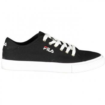 Fila Sleek Black Laced Sports Sneakers - EU44/US11, Male, Black, Size: 11 US, Polyester Sneaker