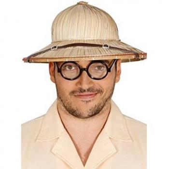 Guirca- Sombrero explorador paja, Talla única