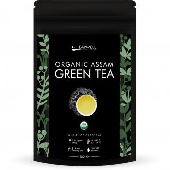 Té verde orgánico | El mejor té de hojas sueltas de Himalaya | Primera cosecha y mano laminada | Rico en antioxidantes, Perfecto para la pérdida de peso, desintoxicación y adelgazamiento