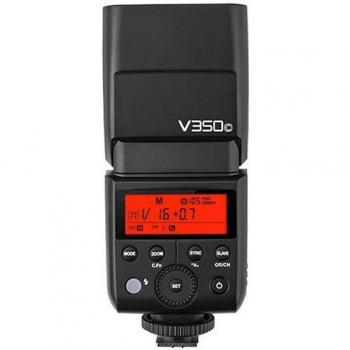 Godox V350C - Flash Speedlight Compacto para Canon, Negro, Tiempo de Reciclaje 0.1-1.7s, Alcance 36m