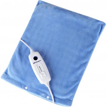 Orbegozo AH 3150 - Almohadilla eléctrica, 6 niveles de potencia, funda lavable, mando extraíble con display LCD, apagado automático, 100 W