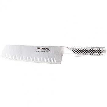 Global G-56 7 Inch, 18cm Hollow Ground Vegetable Knife