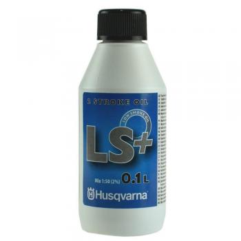 Aceite Semisintético 2 Tiempos LS+ 100 ml para Motosierras y Desbrozadoras Husqvarna