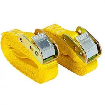 Correa de Sujeción Goodyear Amarillo 2.5CM x 3.65M con Tensores (Pack de 2)