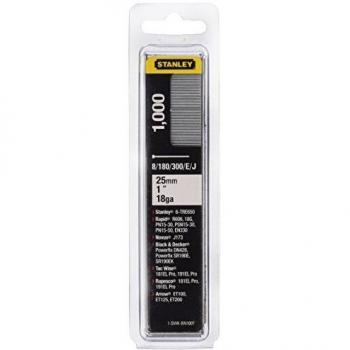 Stanley 1-SWKBN100T Clavo/Brad 8/300 / E/Tipo J-25mm-1000 u, multicolor