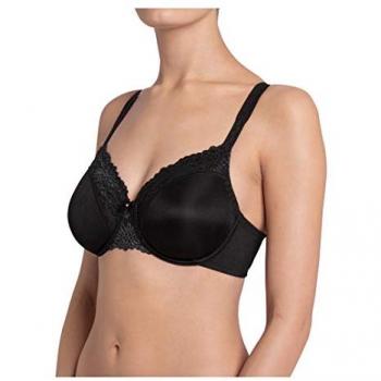 Triumph Ladyform Soft Minimizer Bra for Women, Size 80H, Black