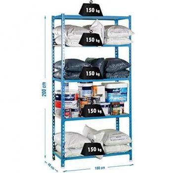 Estantería metálica SimonRack Maderclick 5 Estantes