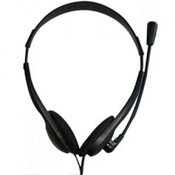 Lifetech LF301 Binaural Diadema Negro Auricular con micrófono - Auriculares con micrófono