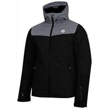 Dare 2b - Chaqueta de esquí y snowboard con aislamiento de alto loft impermeable y transpirable para hombre, Hombre, chaquetas aislantes impermeables, DMP436 77595, negro y gris, 3XL