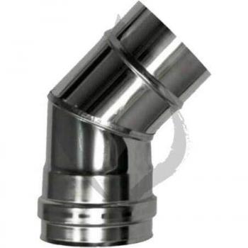 CODO EXOJO PARA ESTUFA PELLET INOXIDABLE