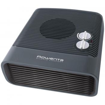 Rowenta Atlas Silence SO5115F0 Calefactor de 2400 W con 2 velocidades, termostato anti-heladas, función aire frío, silencioso y fácil de transportar