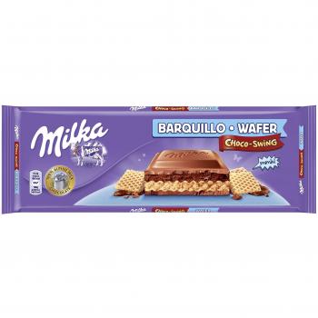 MILKA chocolate barquillo choco - swing tableta 300 gr
