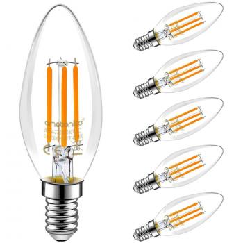 Emotionlite E14 LED Bombillas, bombillas de filamento LED, 4W