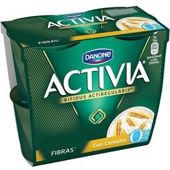 Activia Fibras Cereales 0% 4x120 g