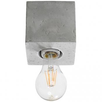 Luminaria LED de Techo Ariz E27 Hormigón Gris Downlight 1 Bombilla 10cm