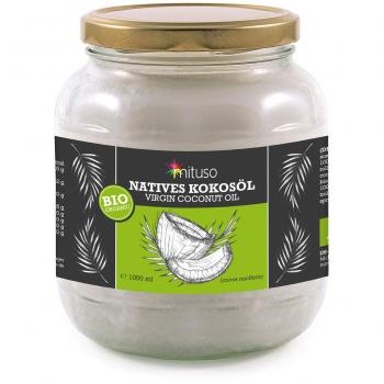 mituso bio kokosöl, Nativo, 1er Pack (1 x 1000 ml) en cristal