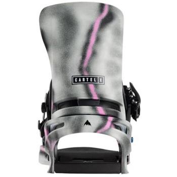 Burton Cartel X 2025 Fijaciones de Snowboard para hombre, talla L, color gris