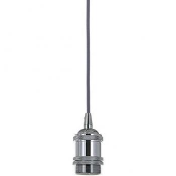 Portalámparas Colgantes Modernos Cromo 1 Luz, E27 - Classo de Italux
