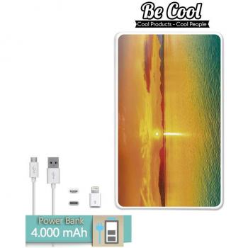 Becool® - Batería Externa Power Bank 4000 mah + Gratis 1 cable USB-MicroUsb