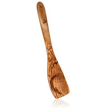 Metaltex - Espatula Madera de Olivo Curvada 30cm.