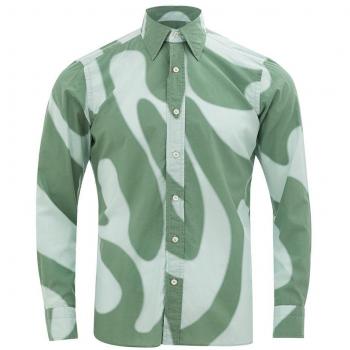 Tom Ford Elegant Green Cotton Shirt for Men - Size M