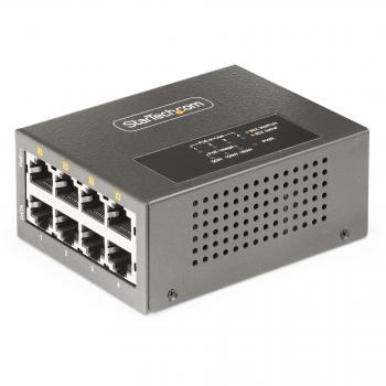 StarTech.com 4-Port Multi-Gigabit PoE++ Injector, 5/2.5/1G Ethernet (NBASE-T), PoE/PoE+/PoE++ (802.3af/802.3at/