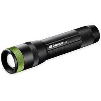 Linterna LED recargable GP Discovery CR42 - 1000 lúmenes, incluye 1 pila AAA, diseño mini stylus, 1000 lumens de potencia