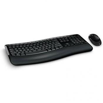 Kit Teclado y Ratón Inalámbrico Microsoft Comfort Desktop 5050 QWERTY Negro