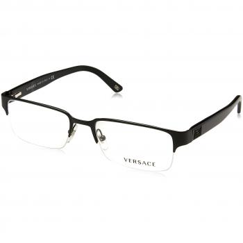 Versace 0Ve1184 Monturas de gafas, Matte Black, 53 para Hombre