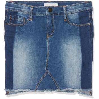 NAME IT Nitayma Dnm Skirt F Nmt, Falda para Niñas, Azul