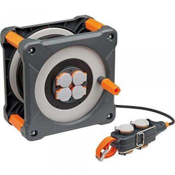 Enrollador eléctrico Brennenstuhl professionalLINE Powerblock 33+5m IP44 H07RN-F 3G1,5