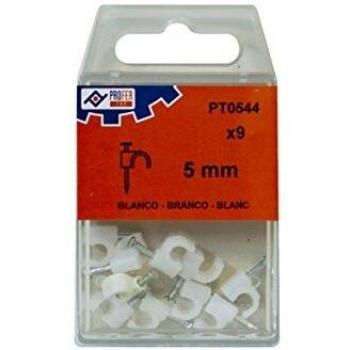 PROFER TOP - Grapa Plastico Blanco N.5 C/9 Profer Top