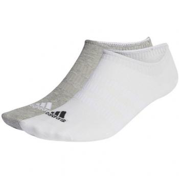Calcetines Adidas Piqui Negro Blanco Gris 3 Pares