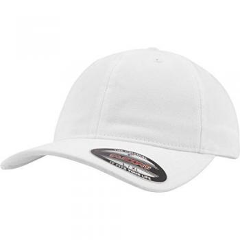 Flexfit Garment Washed Cotton Dad Hat - White