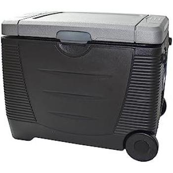 Nevera portátil biénergetica con ruedas BLACK ICE 6222 - 45L