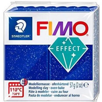 Fimo 8020-302 - Pasta de modelar, color azul purpurina
